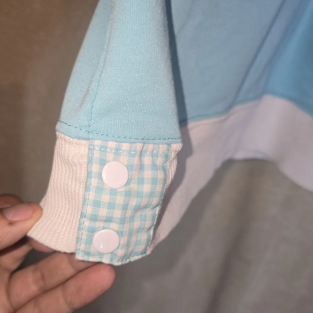 Vintage Catalina Woman's Blue Polo Blouse Shirt Size Large - Picture 3 of 11